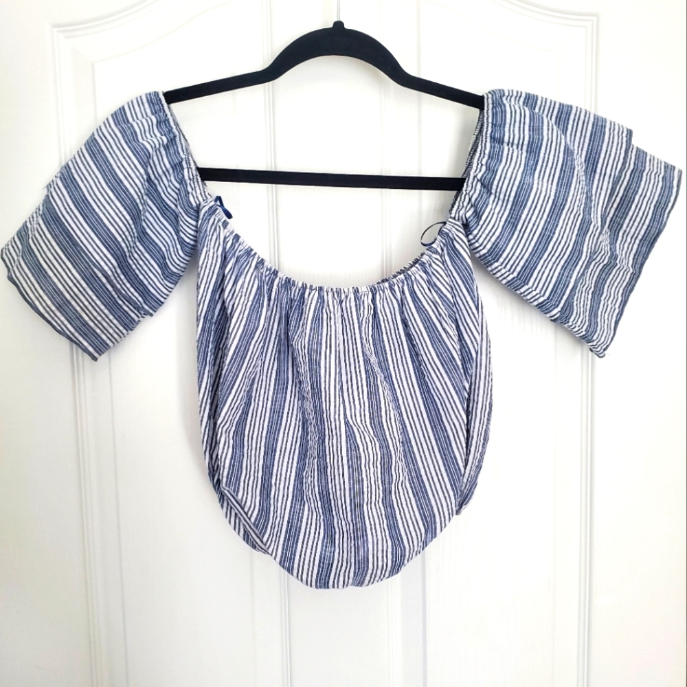 Off the shoulder crop top